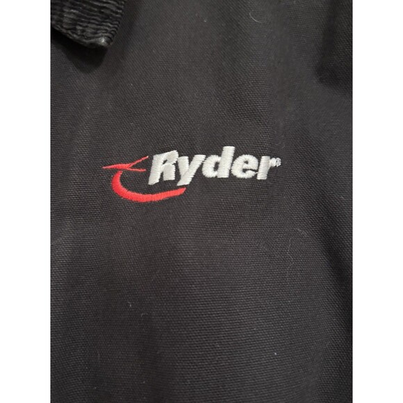 Vintage Ryder Trucking Detroit Jacket CornerStone XL Quilt Lined Workwear Canvas - Picture 3 of 9
